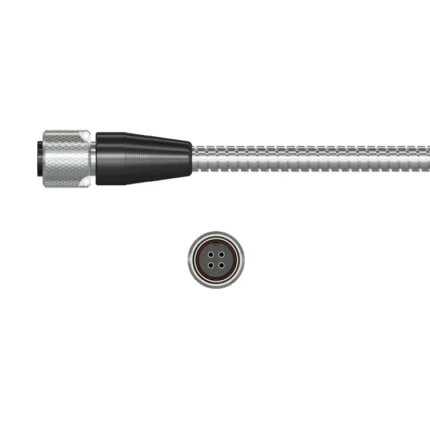 JQ4N – Conector de 4 Pines con Backshell Aterrizado y Carcasa de Nylon